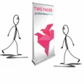 Banner Roll Up Bifacciale Two Faces gadget promozionale