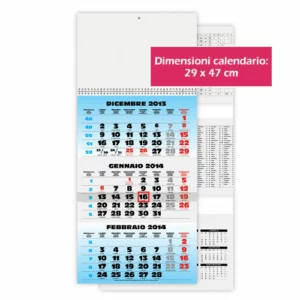 Calendario personalizzato Spiral