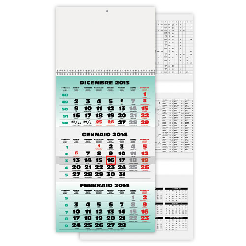 Calendario personalizzato Spiral