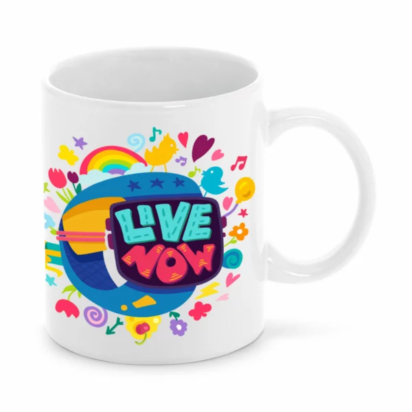 Tazza Personalizzata Sublimazione Live Now