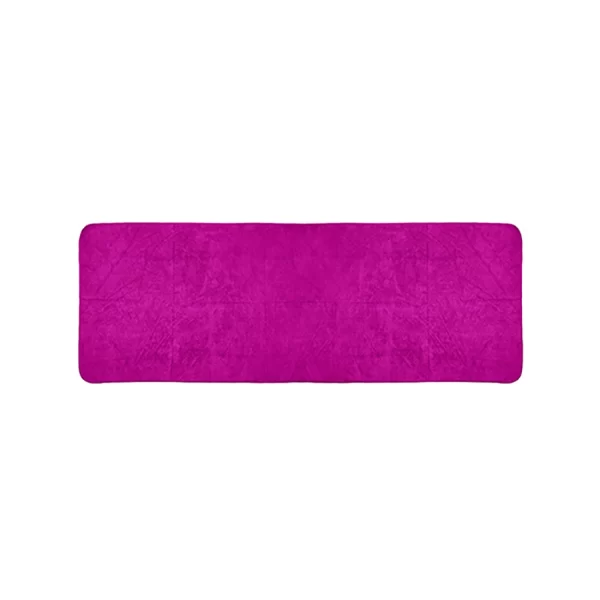 Asciugamano Stampa Logo Microfibra Sporty Fucsia Fuxia