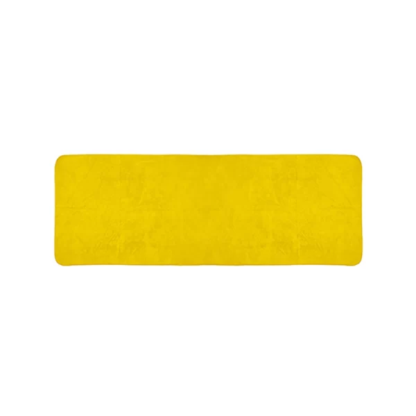 Asciugamano Stampa Logo Microfibra Sporty Giallo