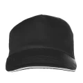 Cappellino Personalizzato Consegna Veloce Express 48 Cappello Con Visiera Cotone Personalizzato Nero Fronte