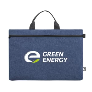 Borsa Documenti Ecologica Con Stampa Energy Colore Blu